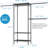 Rachil 69.25'' - 106.25'' Walk-In Set