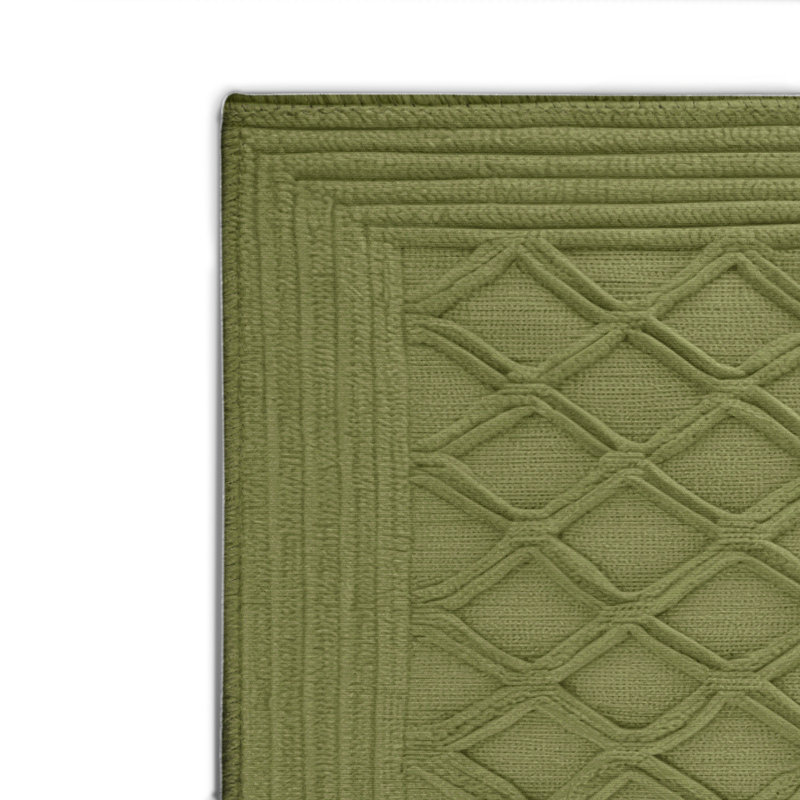 Tapis brun intérieur et extérieur Trellis, Rectangulaire 2 pi x 3 pi