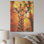 Majestic Giraffe Portrait - Girafe sur bois