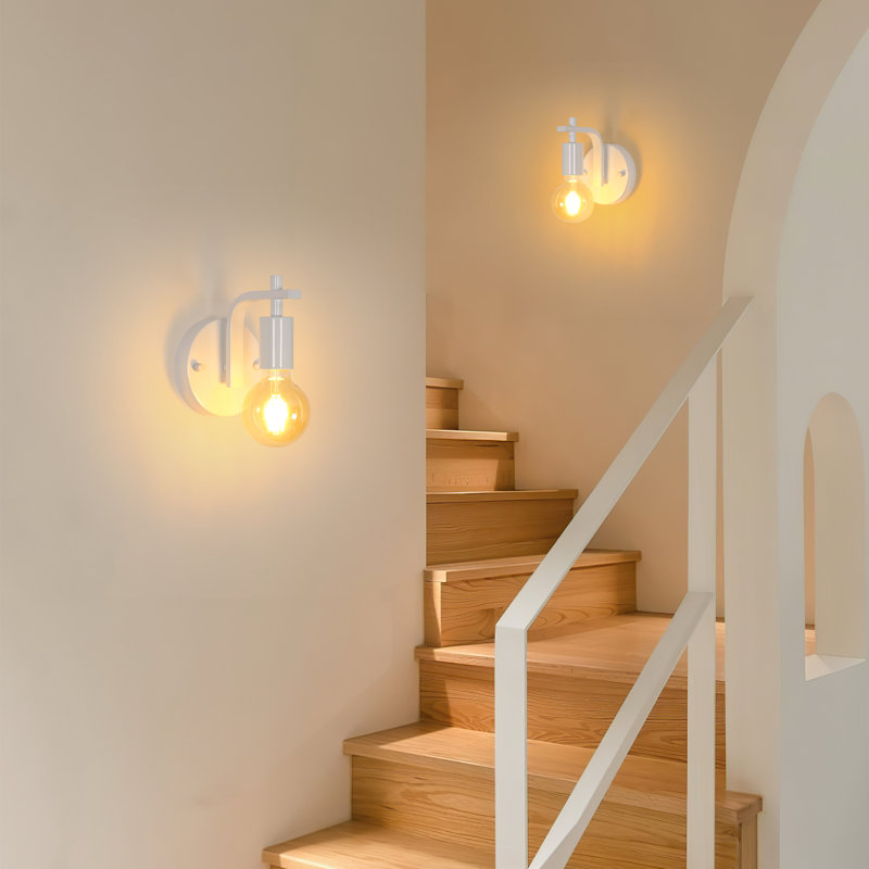 Predmore Iron Armed Sconce, White