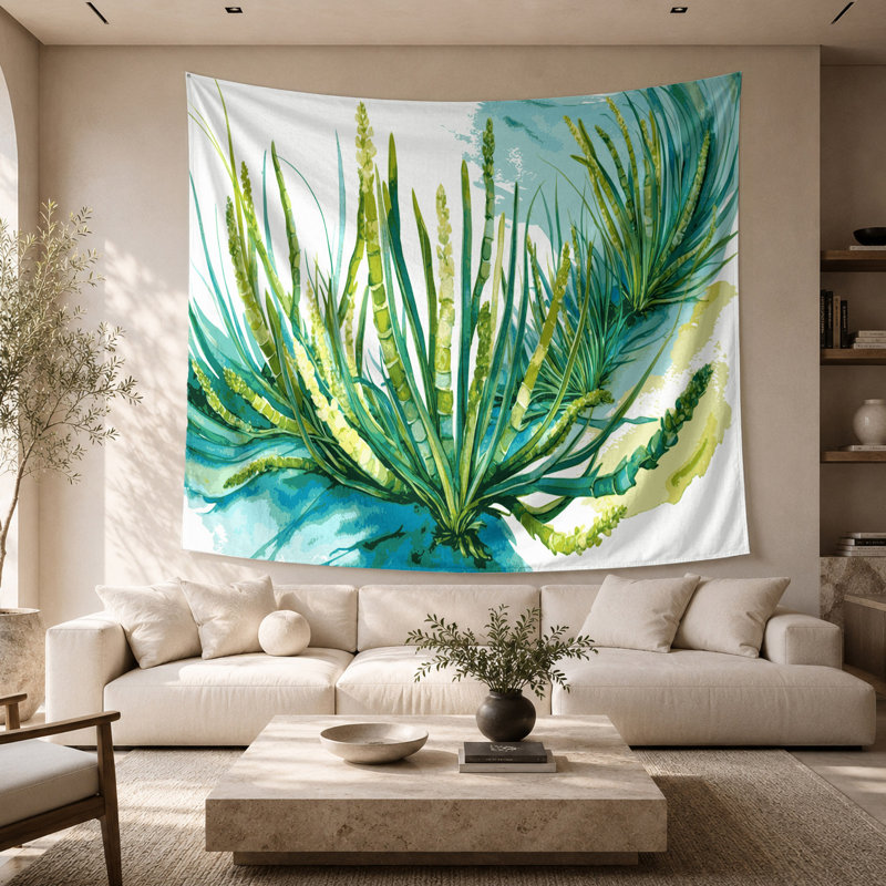 Tapisserie murale légumes Samphire, 68 po x 80 po