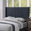 Grand lit, tête de lit tapissier en tissu de chambre à coucher 1 pièce-1129686722