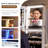 Jewelry Armoire Cabinet With Mirror, Led Lights, Rotating Storage Shelves, And Lockable Design-957558720