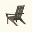 Chaise de patio pliable en bois d'acacia avec charme rustique et rangement pratique, parfaite pour la détente en plein air-1379938811