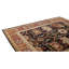 Tapis brun et rouille de haute qualité noué à la main