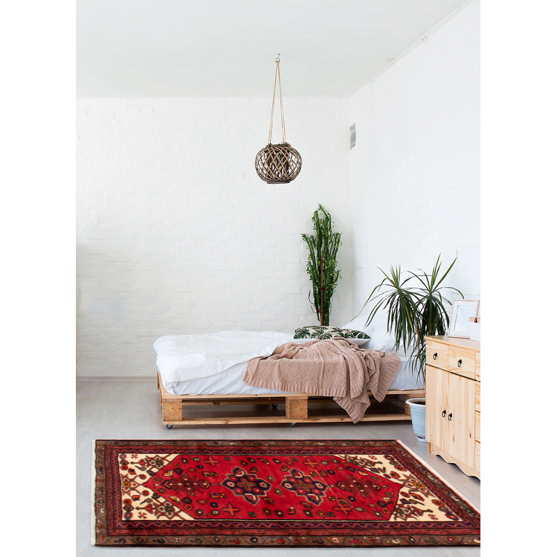 Tapis rouge Andelz 3 pi 4 po x 4 pi 7 po