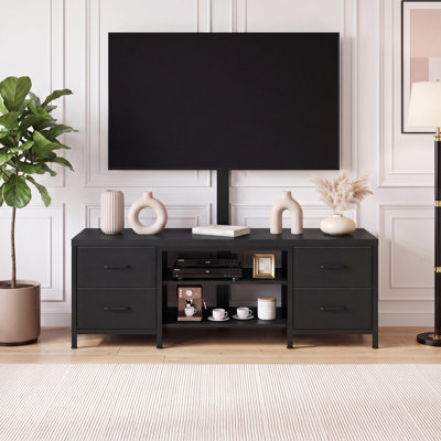 Austin 59'' LED TV Stand with Integrated Mount and Power Outlets
