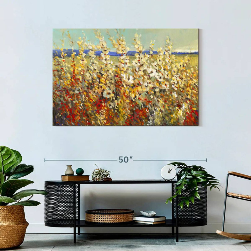 Field Of Spring Flowers II, 30" H x 45" W