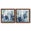 Indigo Field I - ensemble de 2 peintures sur toile encadrées-154140200-154140201