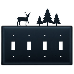 Landscape & Nature 4 - Gang Combination Plate Combination Wall Plate