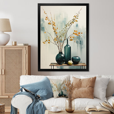 «Yariel Teal», impression sur toile