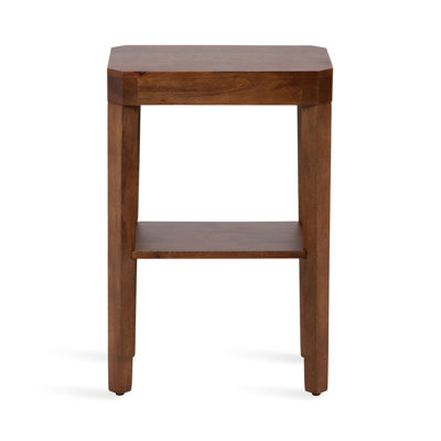 Ardentown Solid Wood Side Table with Storage by Kate and Laurel