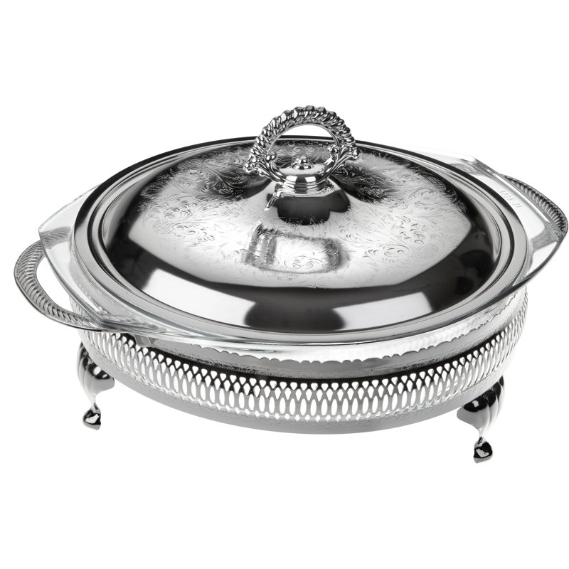Queen Anne Oval Glass Casserole