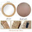 Miroir mural rond en rotin-1264106401