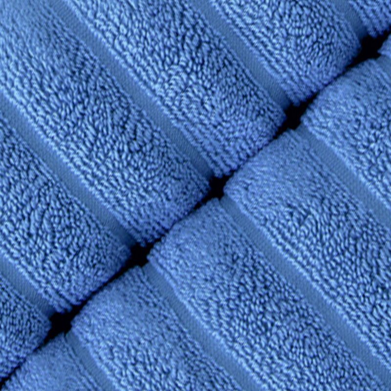 Serviette de bain en coton Hamrick, Bleu