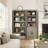 70'' Tall Farmhouse Bookcases With Doors, 5 Tier Bookshelf With Storage-114963169-114963168