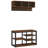 2-In-1 Coat Rack Shoe Bench Set, 5-Hook Hall Tree With Bench And Shoe Storage For 10 Pairs Of Shoes For Entryway, Hallway, Brown