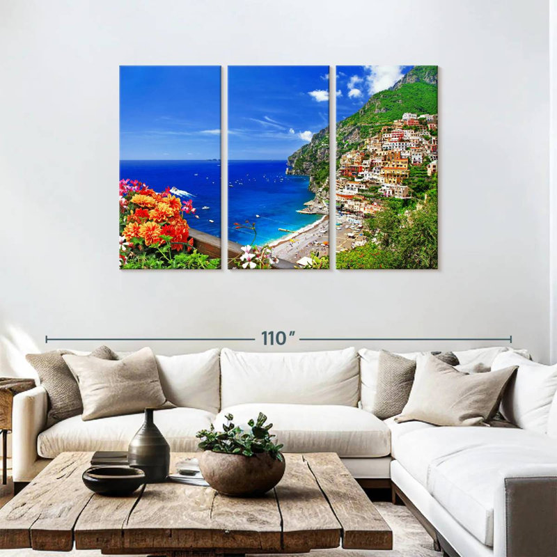 Gillard Scenic Positano Village, 48" H x 74" W