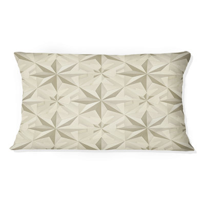 Coussin lombaire ivoire crème Midcentury Stars