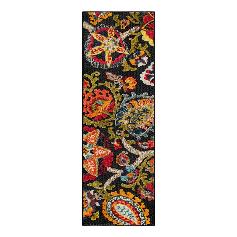 Tapis Bungalow Rose Nahla Caimin, Tapis de couloir 2 pi x 6 pi 1 po