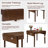 31"- 47" Extendable Dining Table for 4, Folding Kitchen Table with Solid Wood Legs, Saving Space, Rectangular Drop Leaf Table for Living Room, Dining Room, Kitchen, Small Space (Only Table)