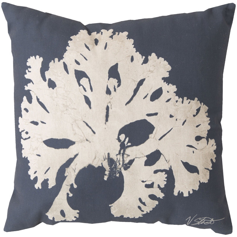 Outdoor Throw Pillow, 18" x 18", Orange
