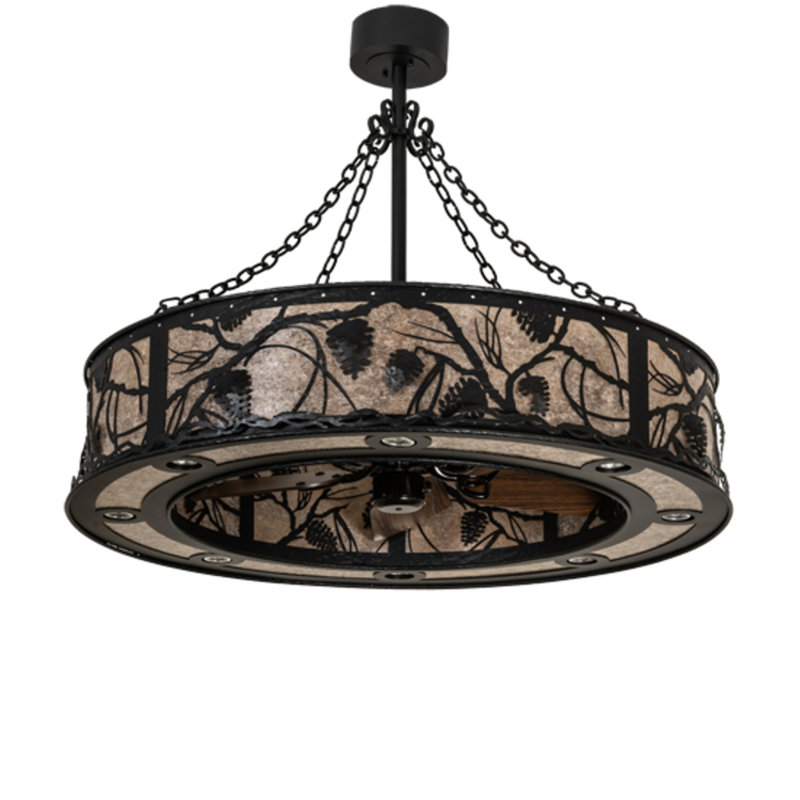 Whispering Pines Downrod Ceiling Fan