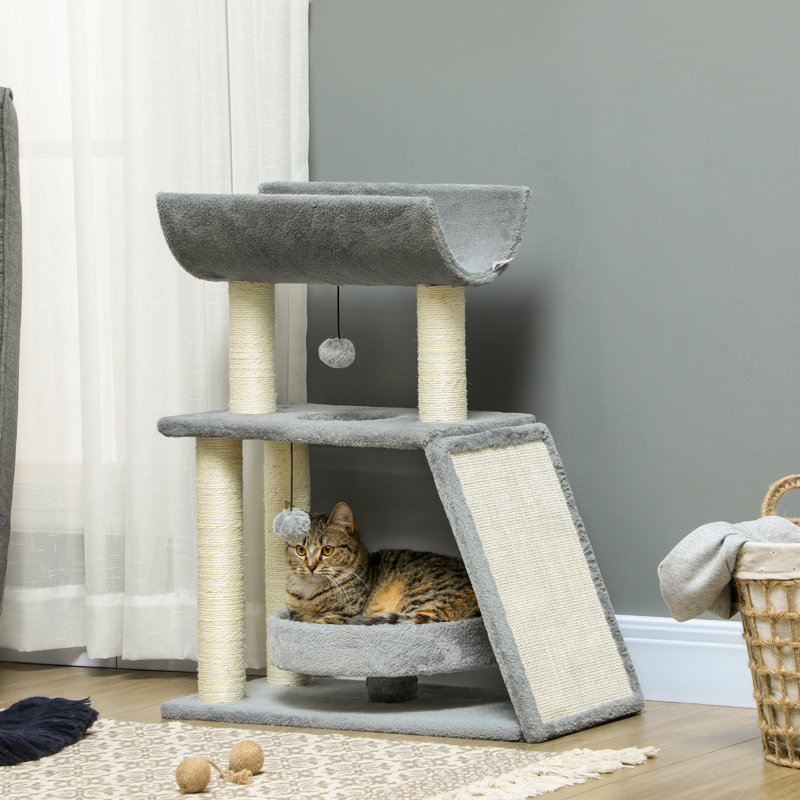 Northborough 76cm H Cat Tree, Light Grey