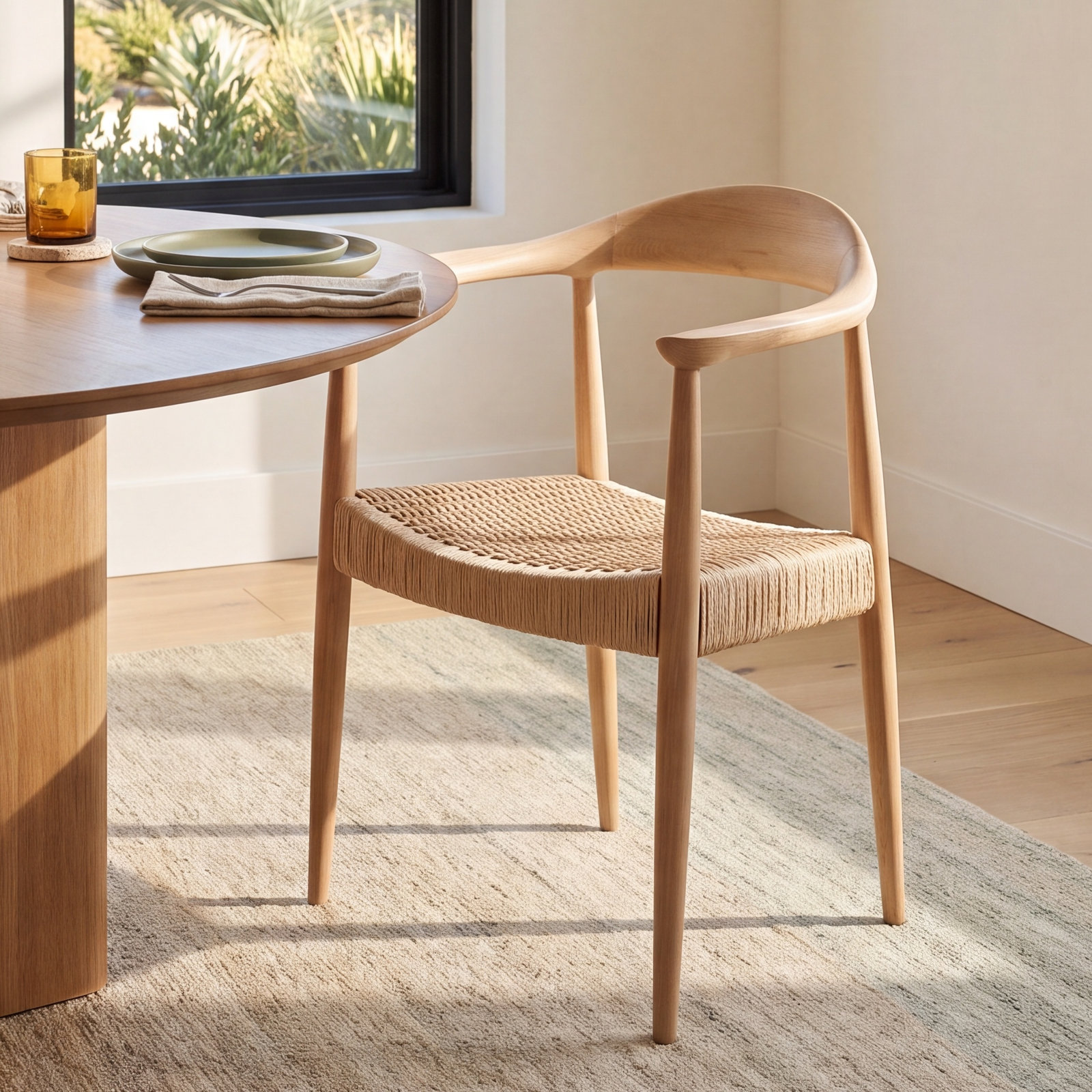 Ashanti Teak Dining Armchair