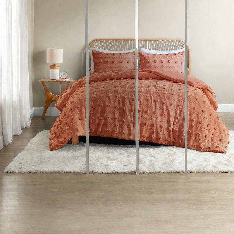 Ensembles de literie certifiés en polyester pour grand lit, jacquard moderne pour la maison