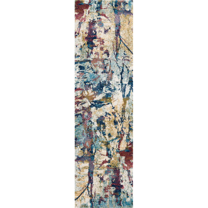 Dreya Abstract Indoor Rug, Runner 2'2" x 7'6"