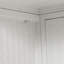 27.56"Glass Doors Modern Two-Door Wall Cabinet With Featuring Three-Tier Storage
