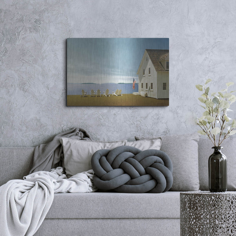 «Summer Retreat» par Zhen-Huan Lu, H 24 po x l 36 po