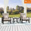 Fauteuil club en aluminium avec coussins Sunbrella