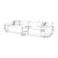 Canapé modulaire en polyester gris foncé-1532283465