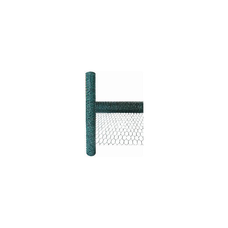 Nikeia 6cm H x 500cm W Green Metal Wire Fence