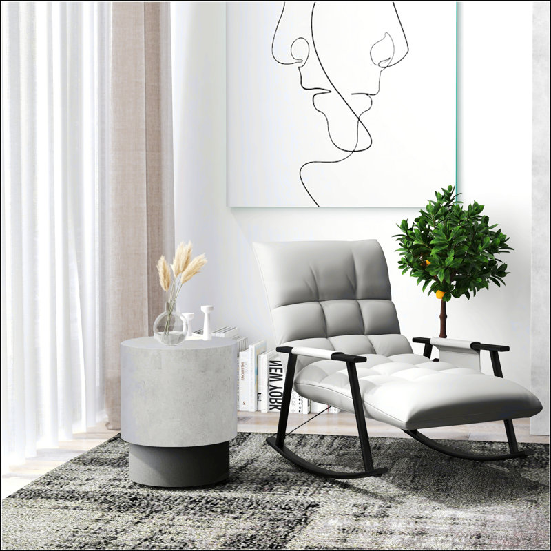 Concrete Finish End Table