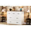 Armoire de lit double avec station de charge et tiroir de rangement en bois pour une utilisation à long terme-2034578648-2034578663