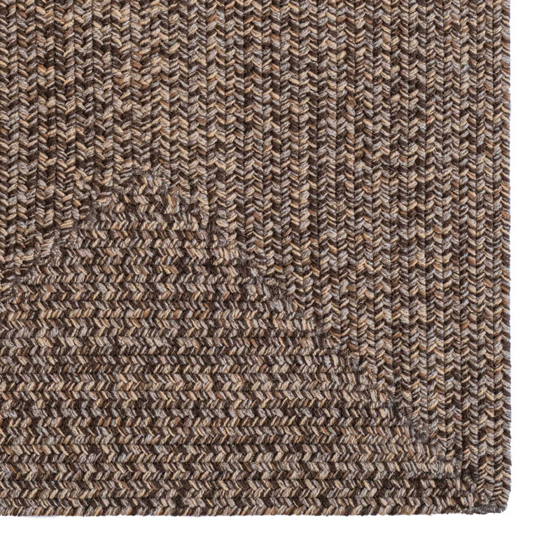 Windall Indoor / Outdoor Rug, Concentric Rectangle 3' x 5'