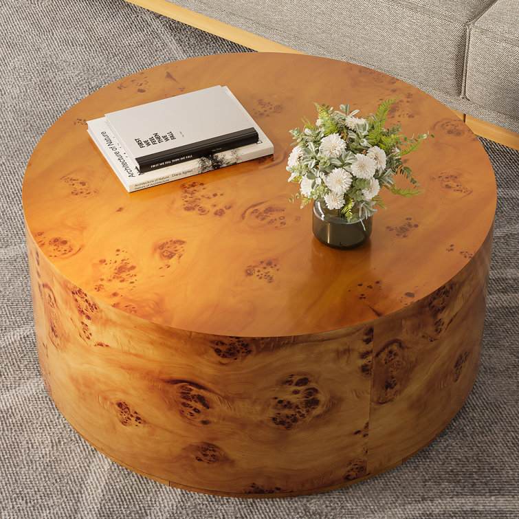 Minster Burl Wood Coffee Table