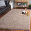 Tapis taupe touffeté et fabriqué à la main Assar-23564267