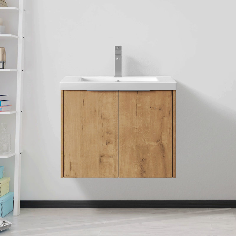 Ensemble de meuble-lavabo mural simple 23,6 po Kachelle