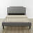 Zinus Tufted Upholstered Metal Platform Bed-20986104