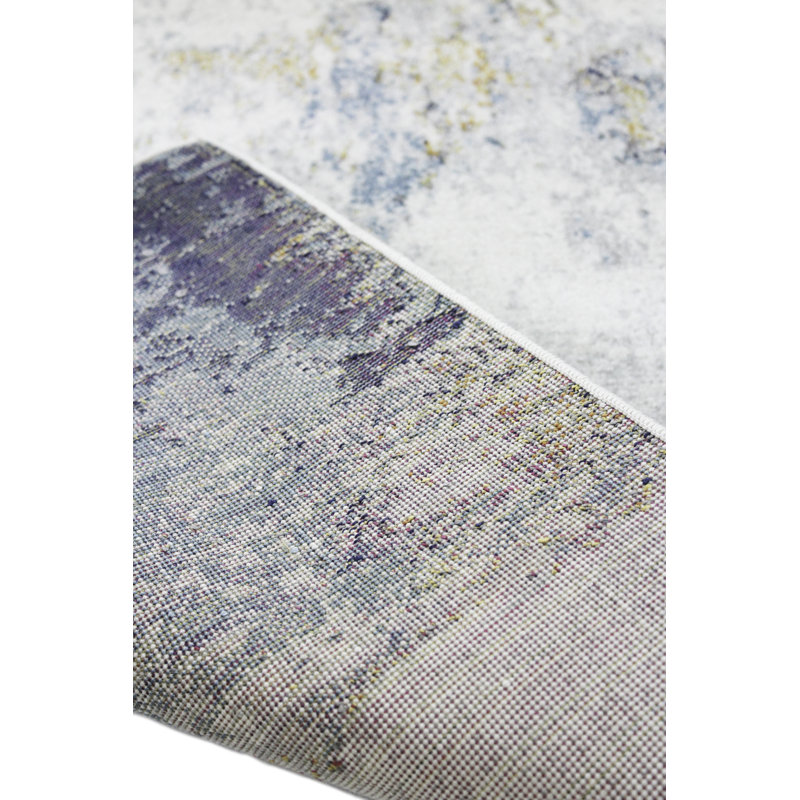 Ruthie Collection Contemporary Abstract Area Rug Multi, Rectangle 7'6" x 9'6"