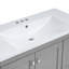 Meuble-lavabo simple avec plateau 35,8 po Sherian
