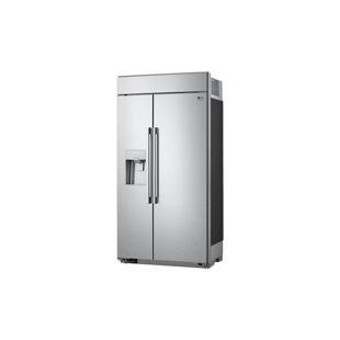 LG STUDIO Smart Side-by-Side Built-In Refrigerator with Ice & Water Dispenser, 26 cu. ft.