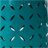 LILAC 12" Accent Side Table, Cylindrical Design End Table For Living Room, Family Room, Or Entryway, Industrial Style,Coffee Side Tables For Indoor Outdoor, Teal Color-1170168205