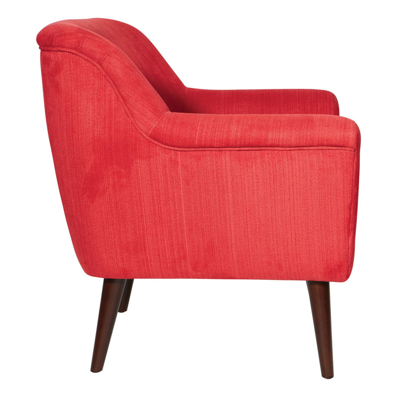 Cresson Upholstered Armchair, Merlot