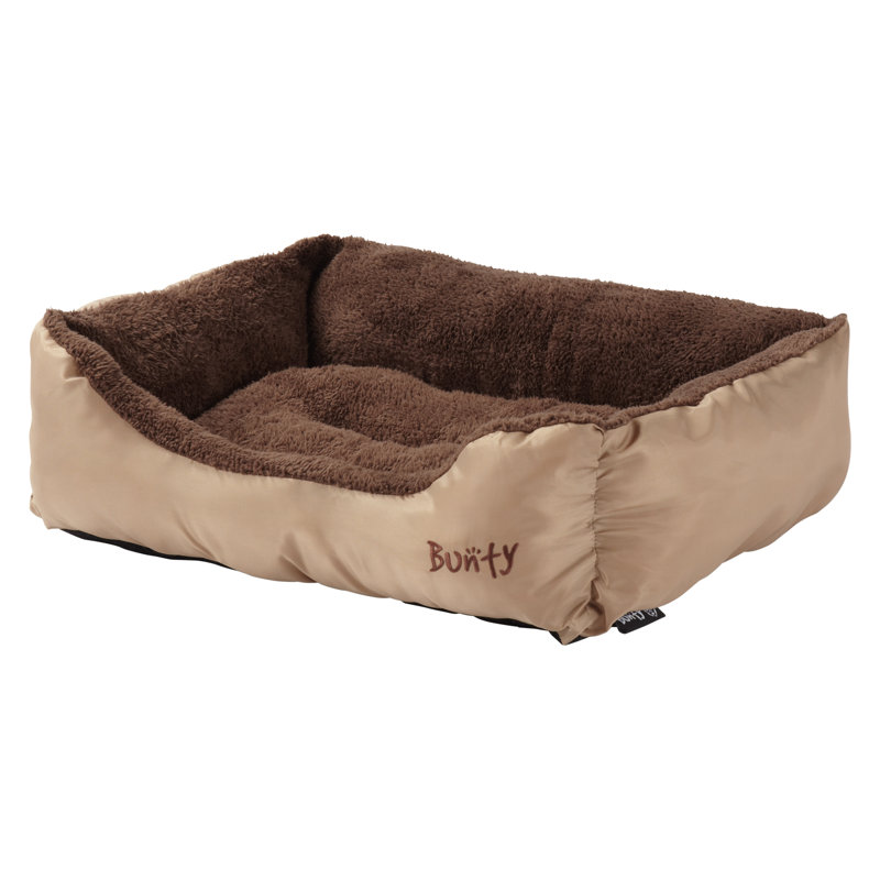 Bacup Polyester Pet Bed, Cream, Small (47 cm L x 37 cm W)