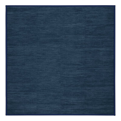 Machine Washable Solid Grey Area Rug